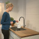 Смеситель Hansgrohe Talis M51 72814000 для кухонной мойки, хром, однорычажный, высота излива 21.5 см