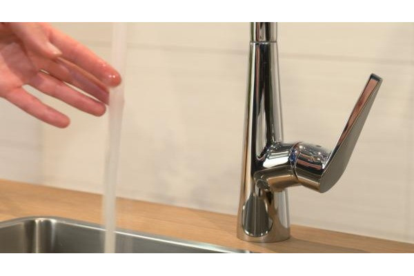 Смеситель Hansgrohe Talis M51 72814000 для кухонной мойки, хром, однорычажный, высота излива 21.5 см