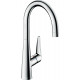 Смеситель Hansgrohe Talis M51 72812000 для кухонной мойки, хром, однорычажный, высота излива 26.2 см