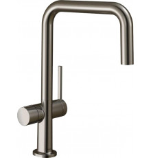 Смеситель Hansgrohe Talis M54 72807800 для кухонной мойки, сталь, однорычажный, высота излива 22 см