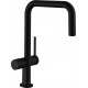 Смеситель Hansgrohe Talis M54 72807670 для кухонной мойки, матовый черный, однорычажный, высота излива 22 см