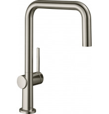 Смеситель Hansgrohe Talis M54 72806800 для кухонной мойки, сталь, однорычажный, высота излива 22 см