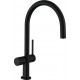 Смеситель Hansgrohe Talis M54 72805670 для кухонной мойки, матовый черный, однорычажный, высота излива 22.3 см