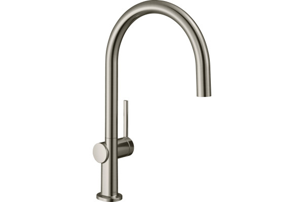 Смеситель Hansgrohe Talis M54 72804800 для кухонной мойки, сталь, однорычажный, высота излива 22.3 см