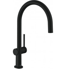 Смеситель Hansgrohe Talis M54 72804670 для кухонной мойки, матовый черный, однорычажный, высота излива 22.3 см