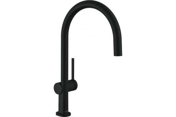 Смеситель Hansgrohe Talis M54 72804670 для кухонной мойки, матовый черный, однорычажный, высота излива 22.3 см