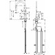 Смеситель Hansgrohe Talis M54 72803000 для кухонной мойки, хром, однорычажный, высота излива 21 см