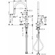 Смеситель Hansgrohe Talis M54 72802000 для кухонной мойки, хром, однорычажный, высота излива 21 см