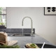 Смеситель Hansgrohe Talis M54 72801800 для кухонной мойки, сталь, однорычажный, высота излива 21 см