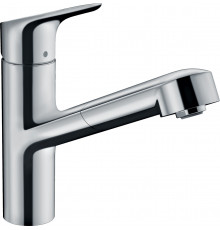 Смеситель Hansgrohe Focus M43 71842000 для кухонной мойки, хром, однорычажный, высота излива 15 см