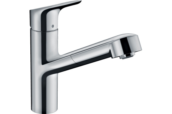 Смеситель Hansgrohe Focus M43 71842000 для кухонной мойки, хром, однорычажный, высота излива 15 см