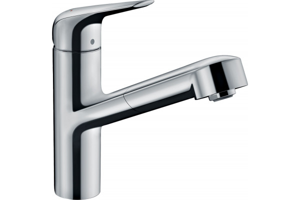 Смеситель Hansgrohe Focus M42 71829000 для кухонной мойки, хром, однорычажный, высота излива 15 см