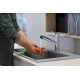 Смеситель Hansgrohe Focus M42 71829000 для кухонной мойки, хром, однорычажный, высота излива 15 см