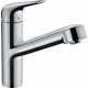Смеситель Hansgrohe Focus M42 71829000 для кухонной мойки, хром, однорычажный, высота излива 15 см