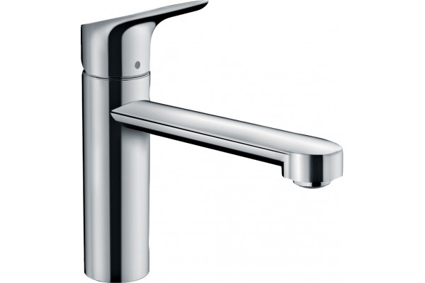 Смеситель Hansgrohe Focus M43 71816000 для кухонной мойки, хром, однорычажный, высота излива 12.2 см