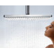 Верхний душ Hansgrohe Rainmaker Select 460 24002400 белый - хром штанга 16.4 см, размер 46.6 см