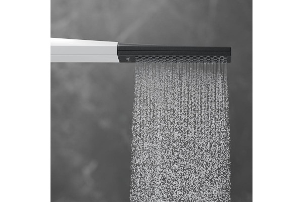 Душевая лейка Hansgrohe Rainfinity 100 26866700 матовый белый штанга 23 см,  в современном стиле