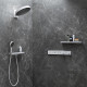 Душевая лейка Hansgrohe Rainfinity 130 26865700 матовый белый штанга 25 см,  в современном стиле