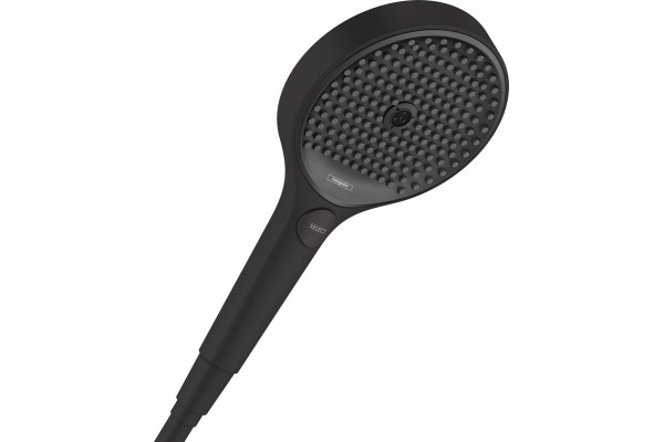 Душевая лейка Hansgrohe Rainfinity 130 26864670 матовый черный штанга 25 см,  в современном стиле