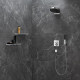 Душевой гарнитур Hansgrohe Rainfinity 26857000 хром штанга 25.3 см, шланг пластиковый 125 см