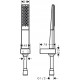 Душевой гарнитур Hansgrohe Rainfinity 26856000 хром штанга 25.3 см, шланг пластиковый 160 см