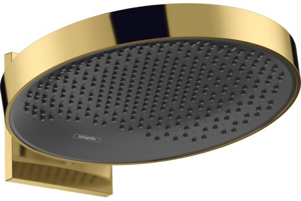 Верхний душ Hansgrohe Rainfinity 360 26230990 полированное золото штанга 16.8 см, 1 режим