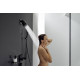 Кронштейн для верхнего душа Hansgrohe Pulsify 105 24139670 матовый черный штанга 11.1 см,  в современном стиле