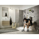 Душевая лейка Hansgrohe Pulsify Select 105 3jet 24111000 хром штанга 22.35 см,  в современном стиле