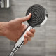 Душевая лейка Hansgrohe Pulsify Select 105 3jet 24111000 хром штанга 22.35 см,  в современном стиле