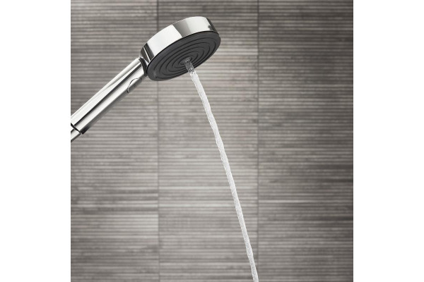 Душевая лейка Hansgrohe Pulsify Select 105 3jet 24101000 хром штанга 22.35 см,  в современном стиле