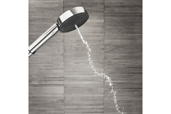Душевая лейка Hansgrohe Pulsify Select 105 3jet 24101000 хром штанга 22.35 см,  в современном стиле
