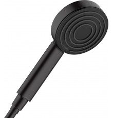 Душевая лейка Hansgrohe Pulsify 105 1jet 24120670 матовый черный штанга 22.35 см,  в современном стиле