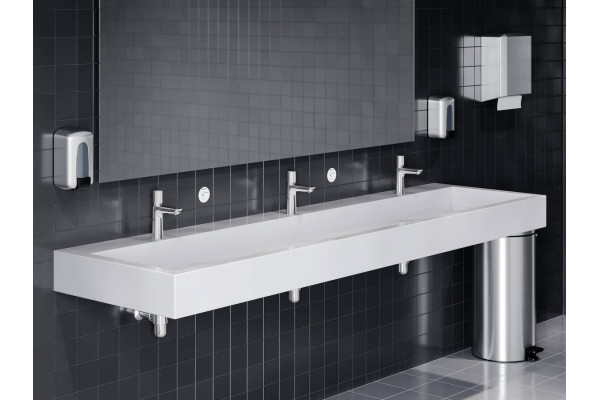 Смеситель Hansgrohe Talis E 71718000 для раковины, хром, нажимной, высота излива 10.6 см