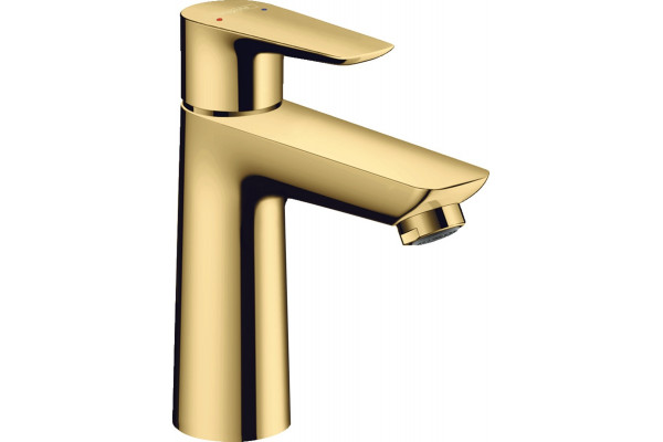 Смеситель Hansgrohe Talis E 71712990 для раковины, полированное золото, однорычажный, высота излива 10.4 см