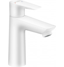 Смеситель Hansgrohe Talis E 71712700 для раковины, матовый белый, однорычажный, высота излива 10.4 см