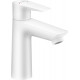Смеситель Hansgrohe Talis E 71712700 для раковины, матовый белый, однорычажный, высота излива 10.4 см
