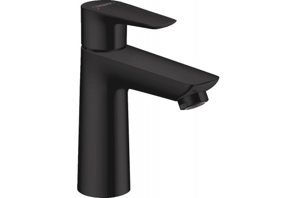 Смеситель Hansgrohe Talis E 71712670 для раковины, матовый черный, однорычажный, высота излива 10.4 см