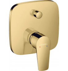Смеситель Hansgrohe Talis E 71474990 для ванны с душем, полированное золото, однорычажный