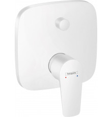 Смеситель Hansgrohe Talis E 71474700 для ванны с душем, матовый белый, однорычажный