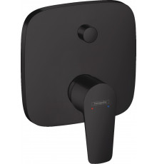 Смеситель Hansgrohe Talis E 71474670 для ванны с душем, матовый черный, однорычажный
