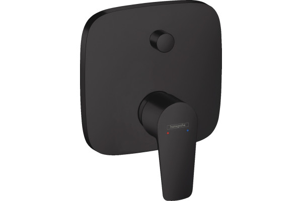 Смеситель Hansgrohe Talis E 71474670 для ванны с душем, матовый черный, однорычажный