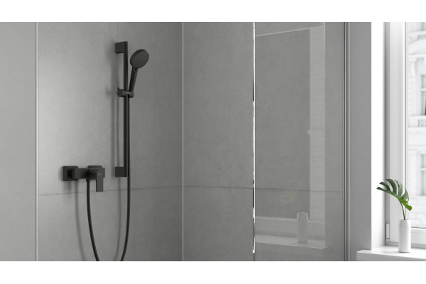 Душевой гарнитур Hansgrohe Vernis Blend 26422670 матовый черный штанга 71.8 см, шланг пластиковый 160 см