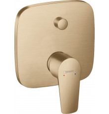 Смеситель Hansgrohe Talis E 71474140 для ванны с душем, шлифованная бронза, однорычажный