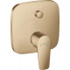 Смеситель Hansgrohe Talis E 71474140 для ванны с душем, шлифованная бронза, однорычажный