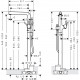 Смеситель Hansgrohe Talis S 72412000 напольный однорычажный, хром