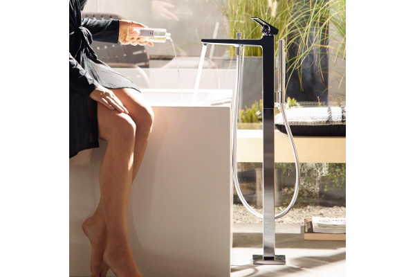 Смеситель Hansgrohe Metropol 74532000 напольный, хром, однорычажный, длина излива 23.5 см