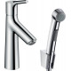 Смеситель Hansgrohe Talis S 72290000 для раковины с гигиеническим душем, хром, однорычажный, высота излива 9.8 см