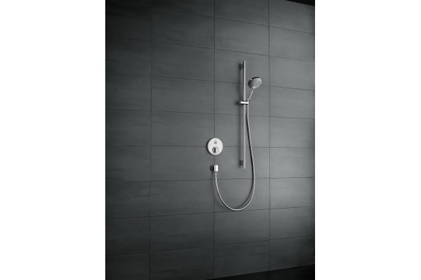 Душевой гарнитур Hansgrohe Raindance Select S 26322000 хром штанга 99 см, шланг пластиковый 160 см