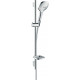 Душевой гарнитур Hansgrohe Raindance Select E 26622000 хром штанга 71.8 см, шланг пластиковый 160 см