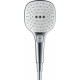 Душевой гарнитур Hansgrohe Raindance Select E 26622400 белый - хром штанга 71.8 см, шланг пластиковый 160 см